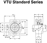 Mounted Bearings Take Up unit VTU Stand G